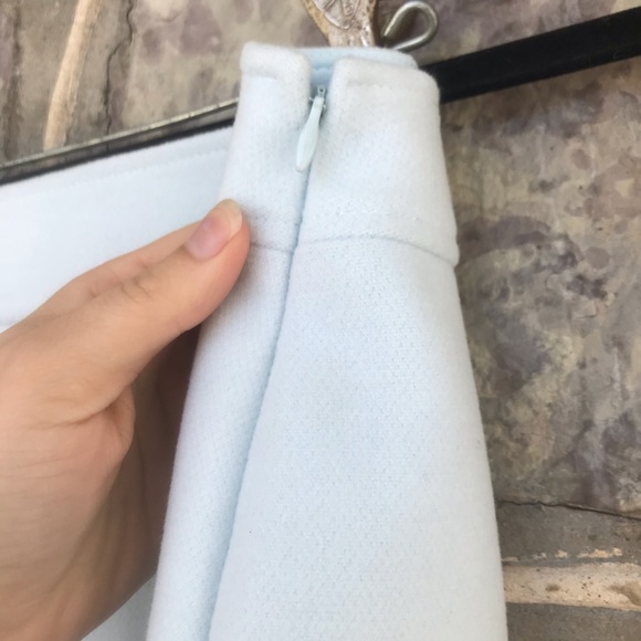 WHBM baby blue petite boot skirt - Picture 5 of 8